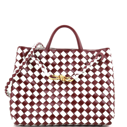 Andiamo Top Handle Bag Intrecciato Nappa Medium