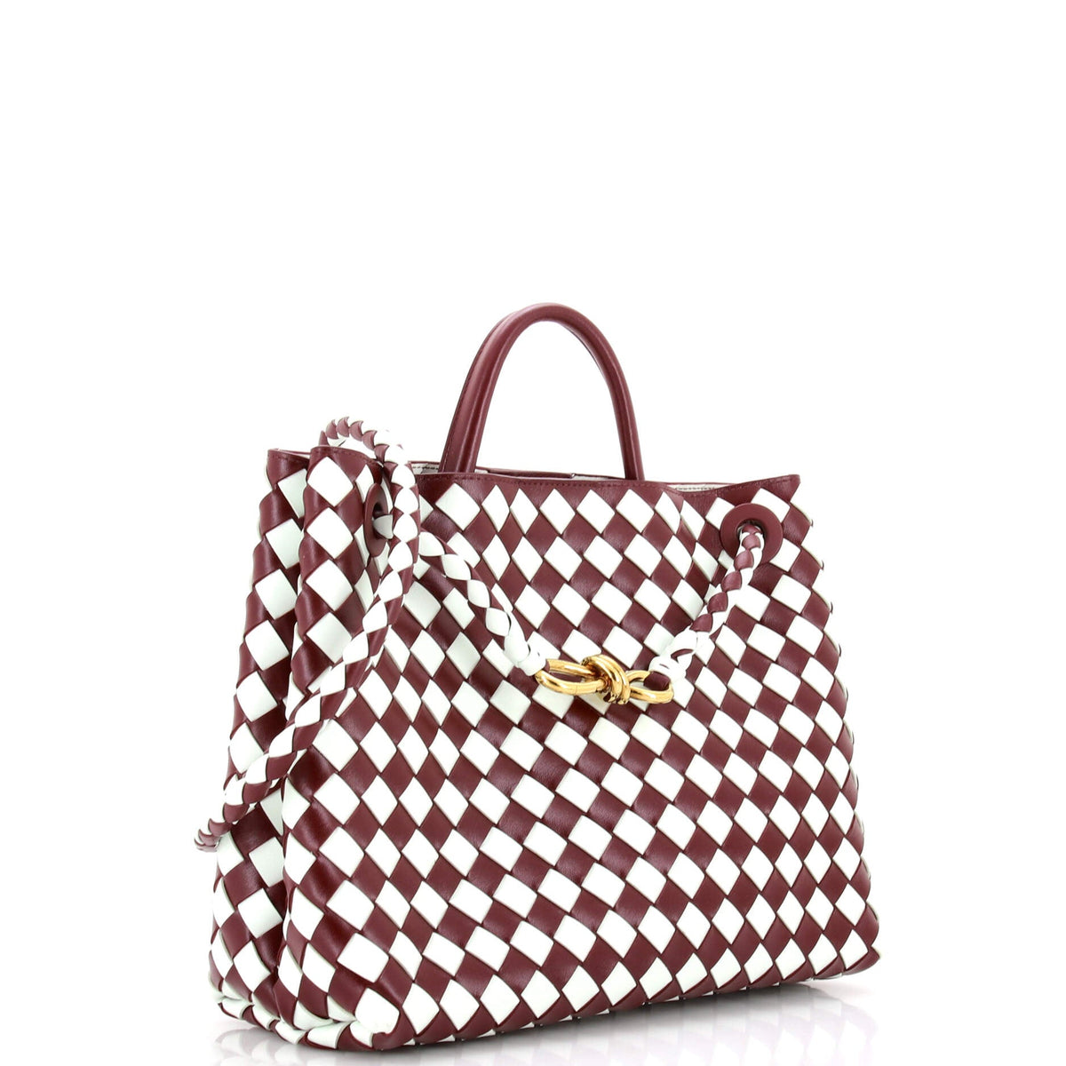 Andiamo Top Handle Bag Intrecciato Nappa Medium