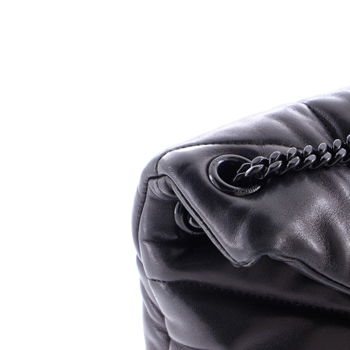 Loulou Puffer Shoulder Bag Quilted Leather Small