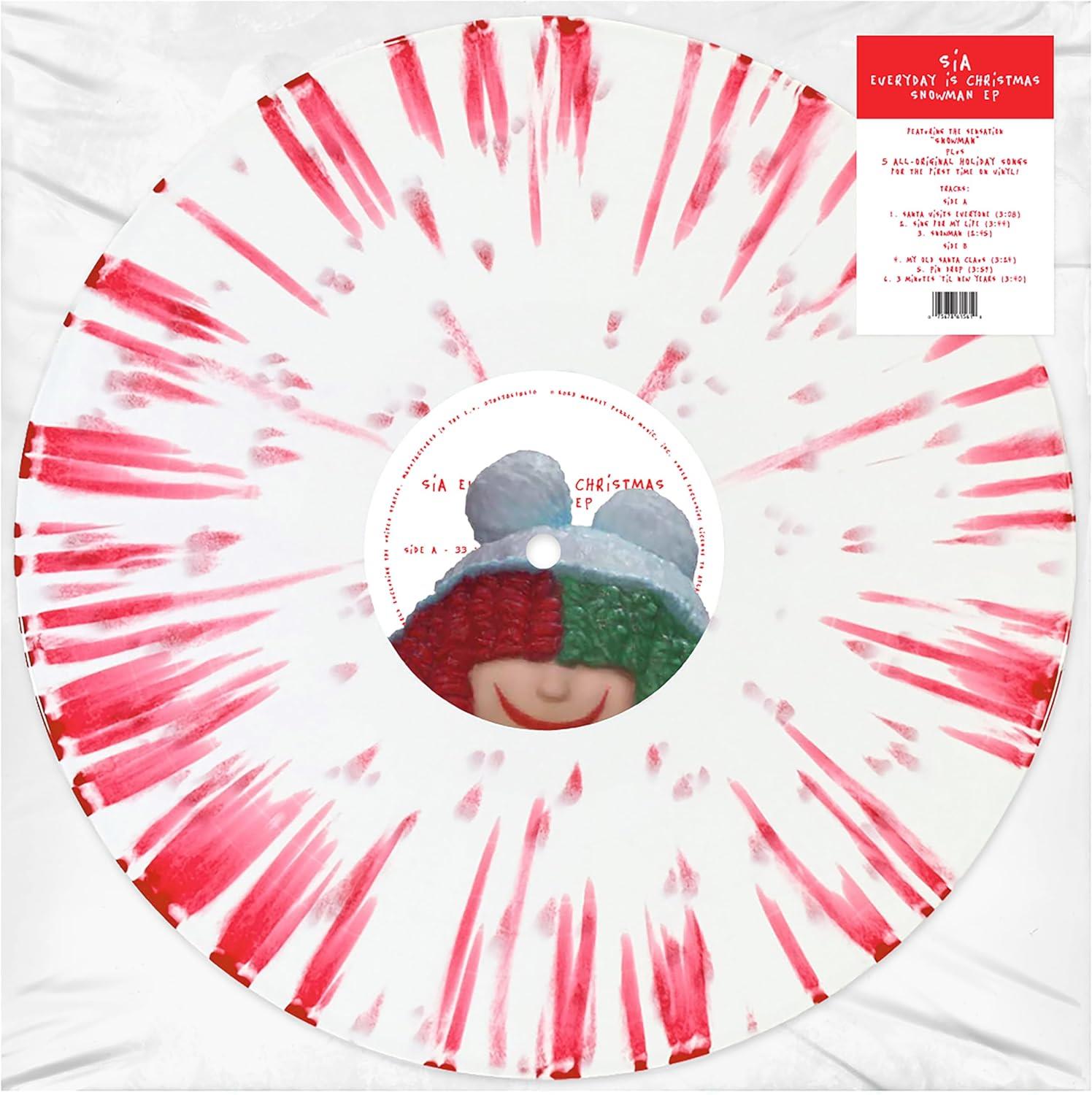 Sia - Everyday Is Christmas Red & White Vinyl LP Reissue