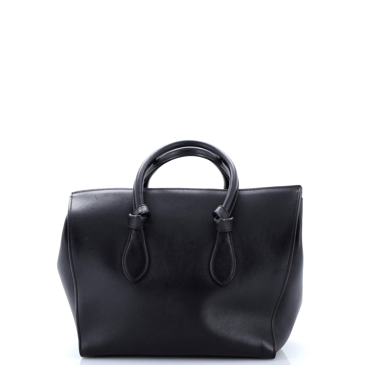 Tie Knot Tote Smooth Leather Small