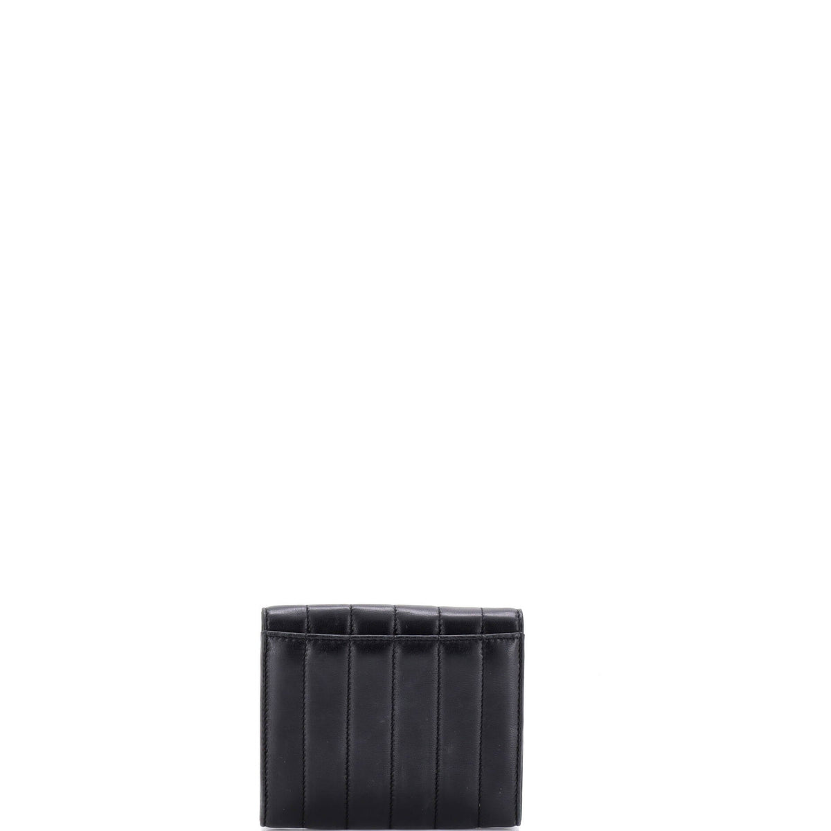 Vicky Flap Wallet Vertical Quilted Leather Compact