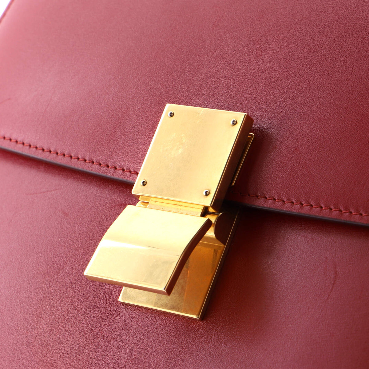 Classic Box Bag Spazzolato Calfskin Medium