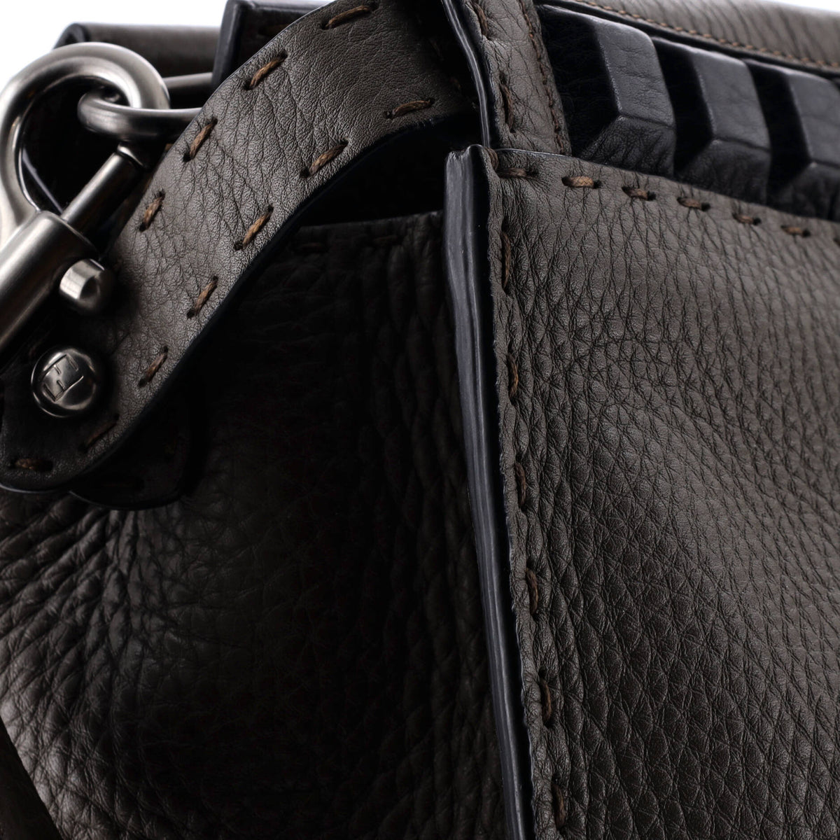 Selleria Peekaboo Bag Leather with Studded Detail XL