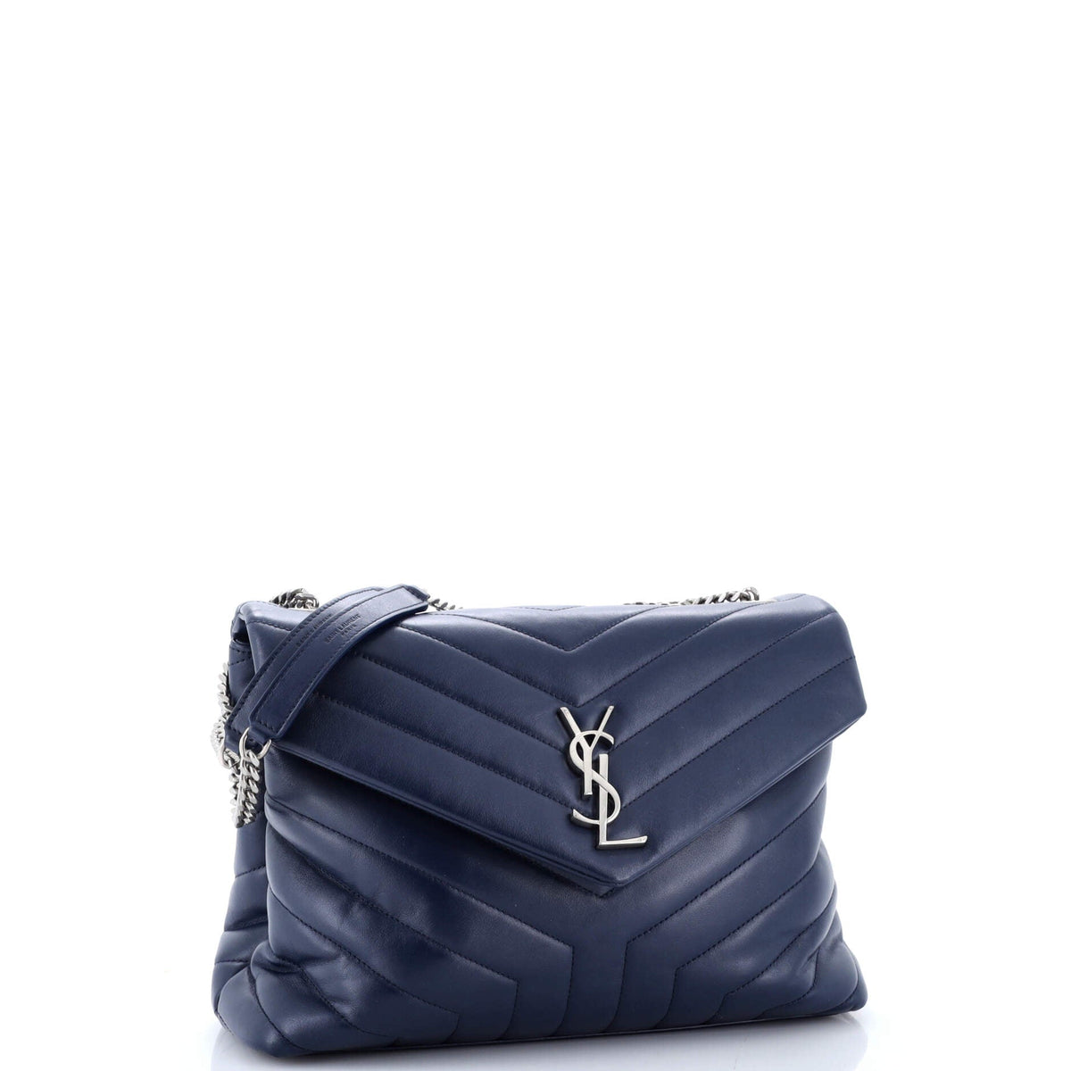 Loulou Shoulder Bag Matelasse Chevron Leather Medium