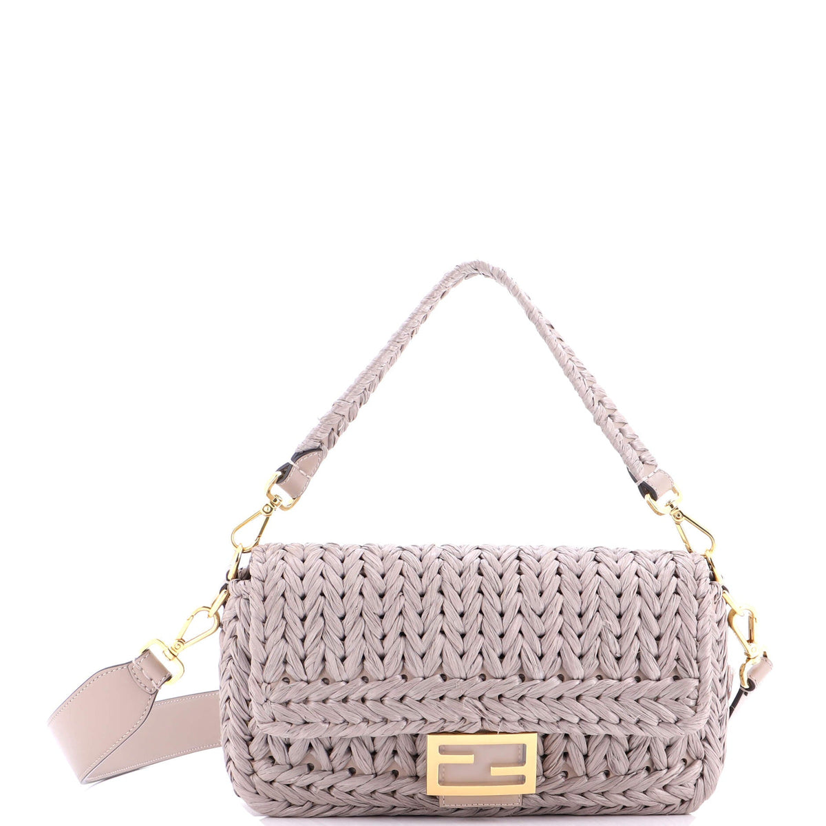 Baguette NM Bag Woven Raffia Medium