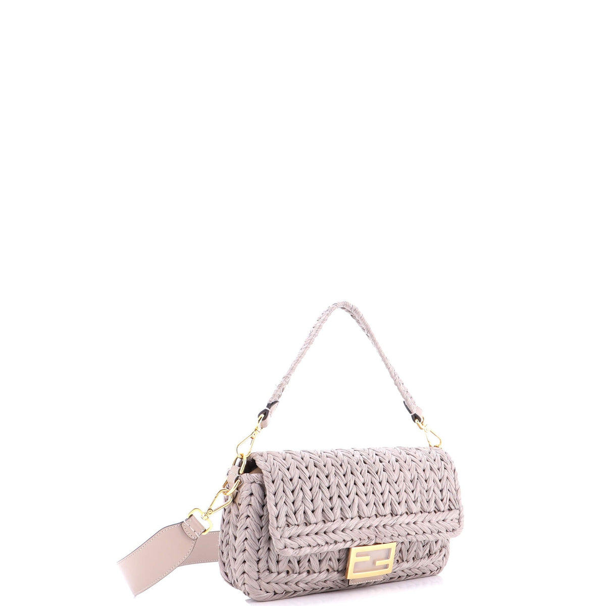 Baguette NM Bag Woven Raffia Medium