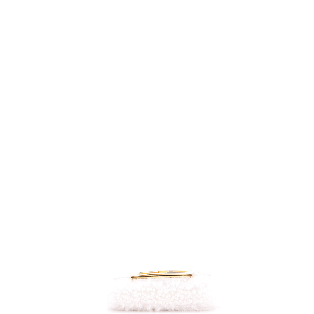 Chain Baguette Charm Bag Shearling Nano