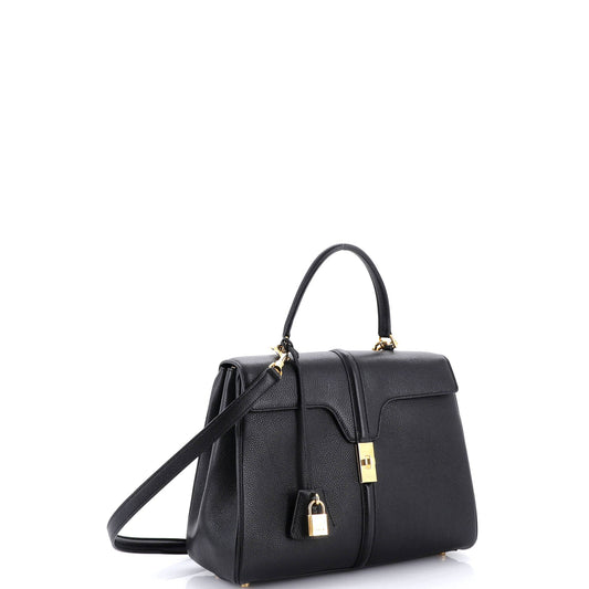 16 Top Handle Bag Grained Calfskin Medium