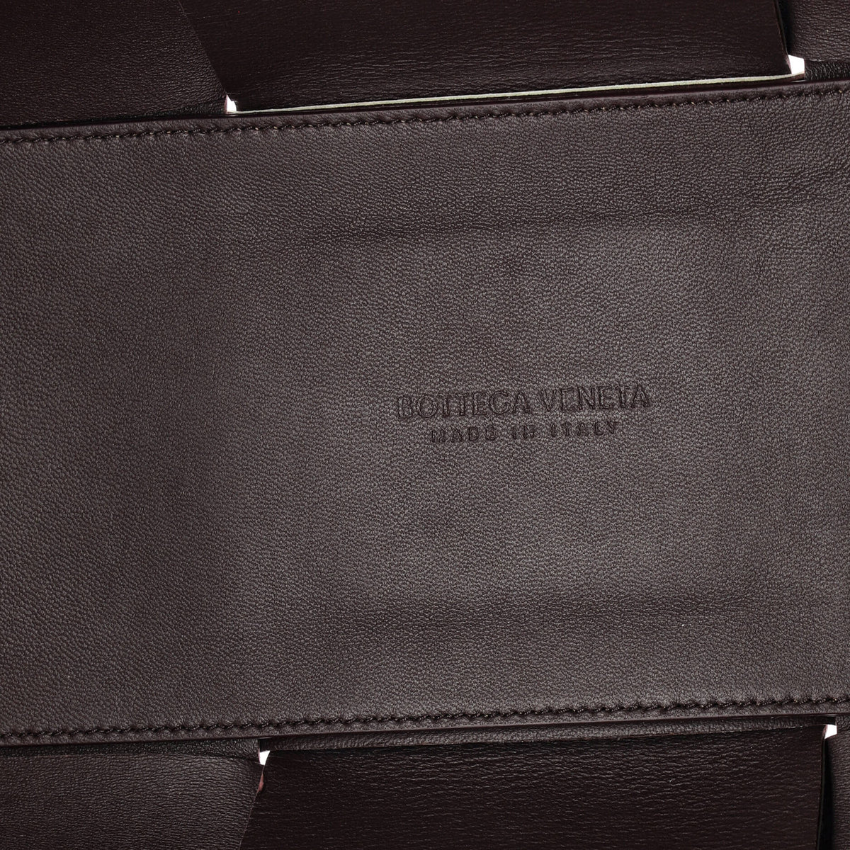 Arco Tote Maxi Intrecciato Leather Small