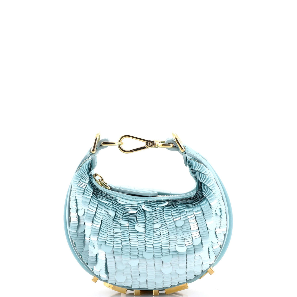 Fendigraphy Bag Sequin Embellished Leather Nano
