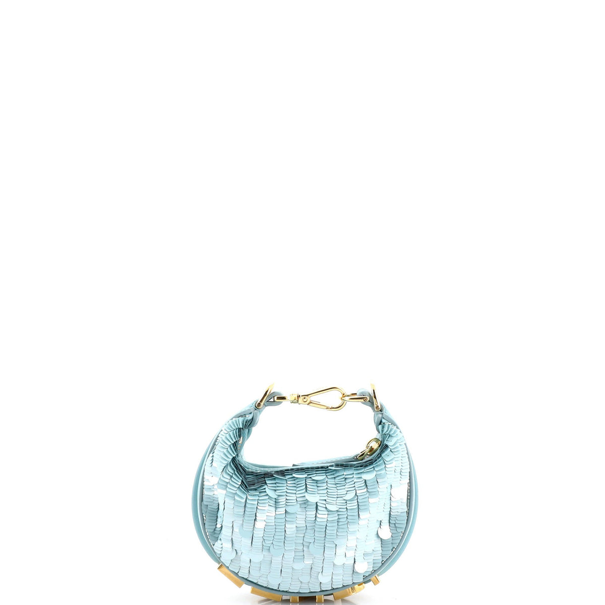 Fendigraphy Bag Sequin Embellished Leather Nano