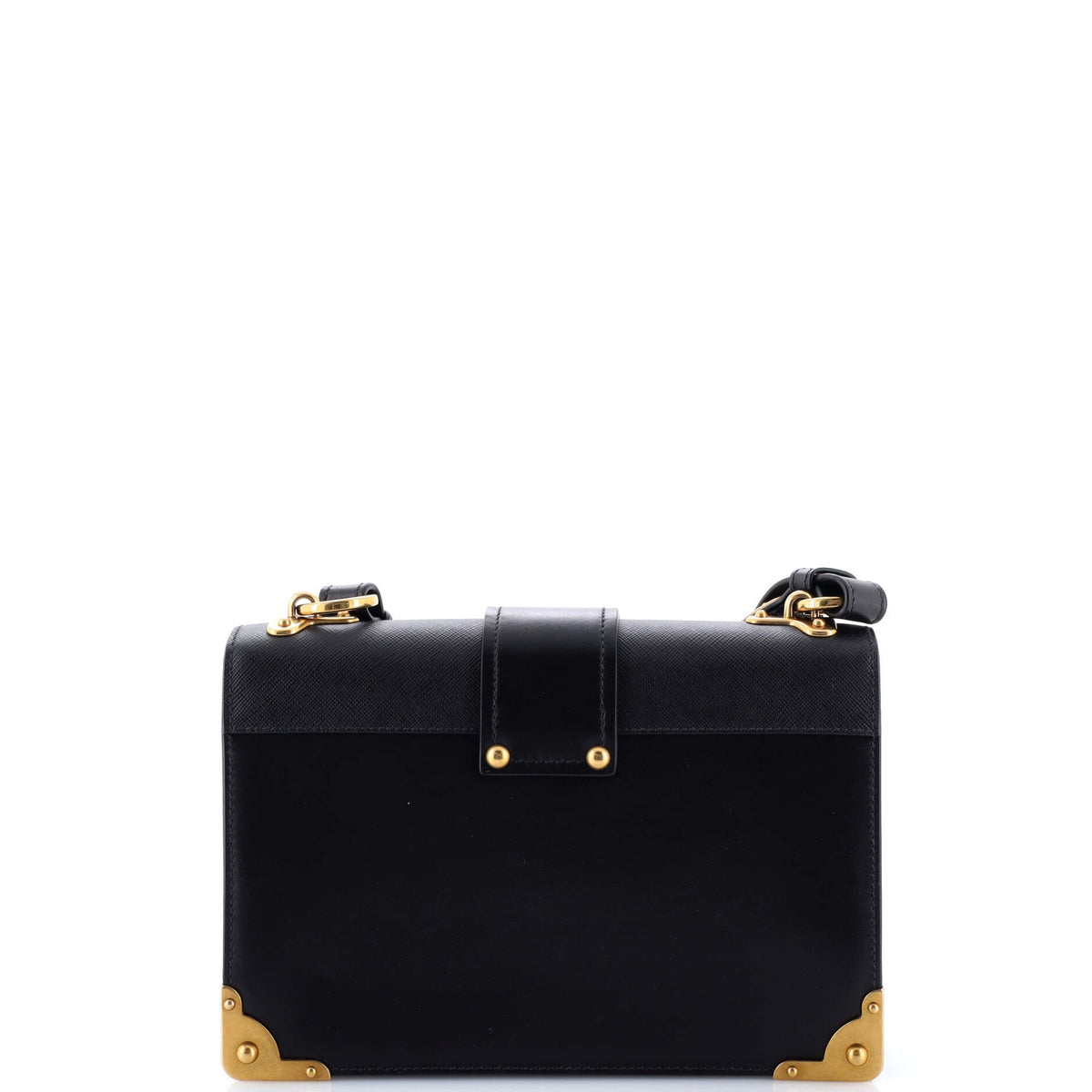 Cahier Crossbody Bag Leather and Saffiano Leather Large