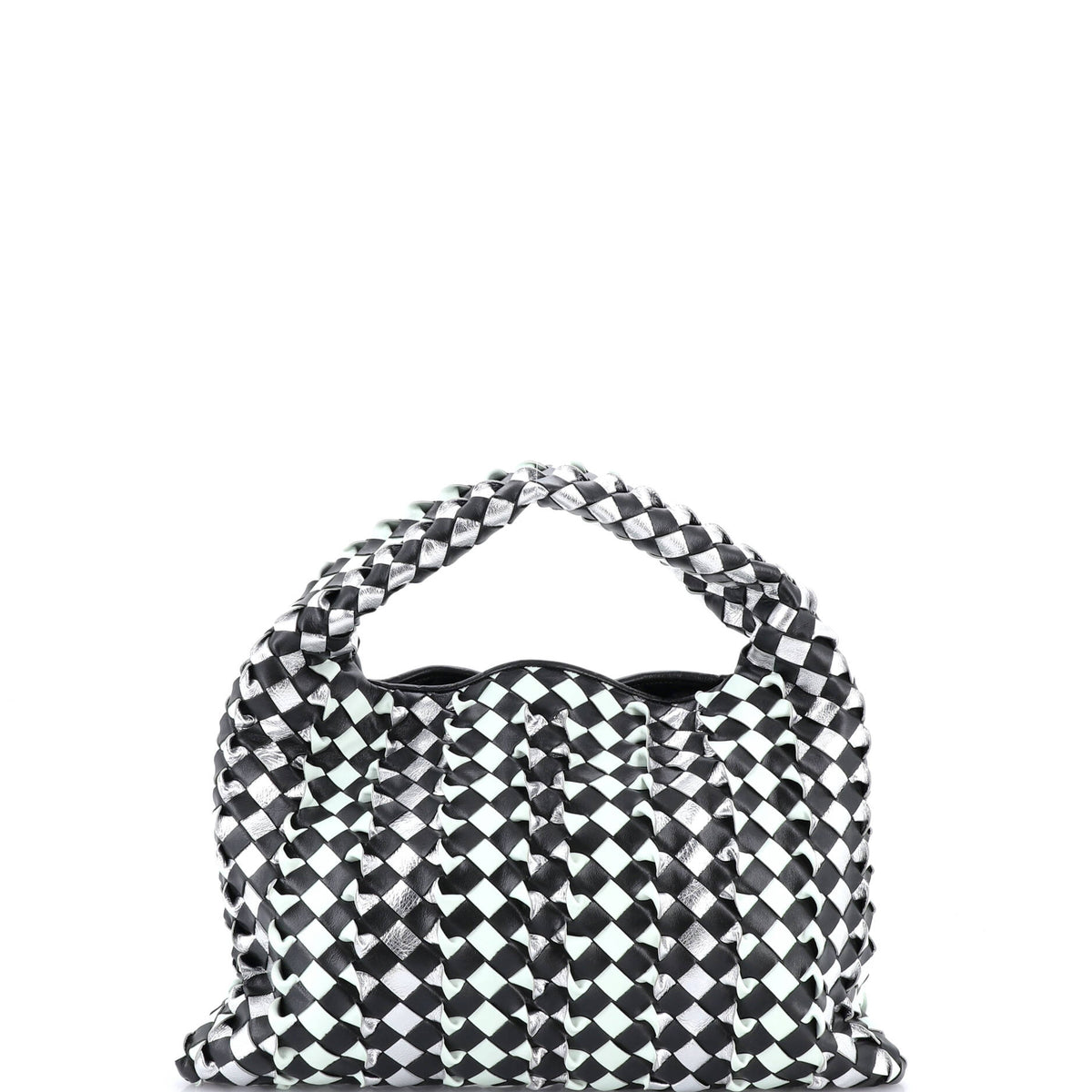 Hop Hobo Intrecciato Leather Small