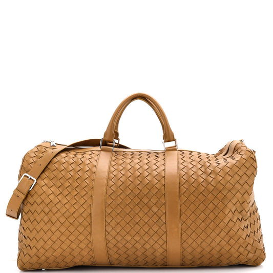 Classic Duffle Bag Intrecciato Leather Large