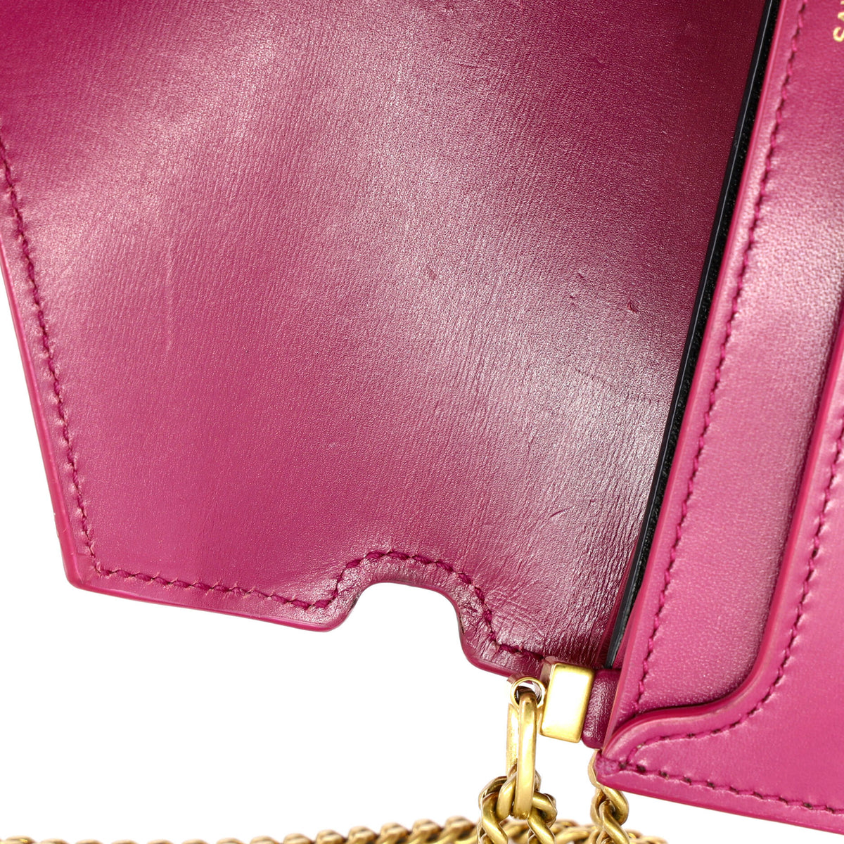 Cassandra Chain Shoulder Bag Leather Small