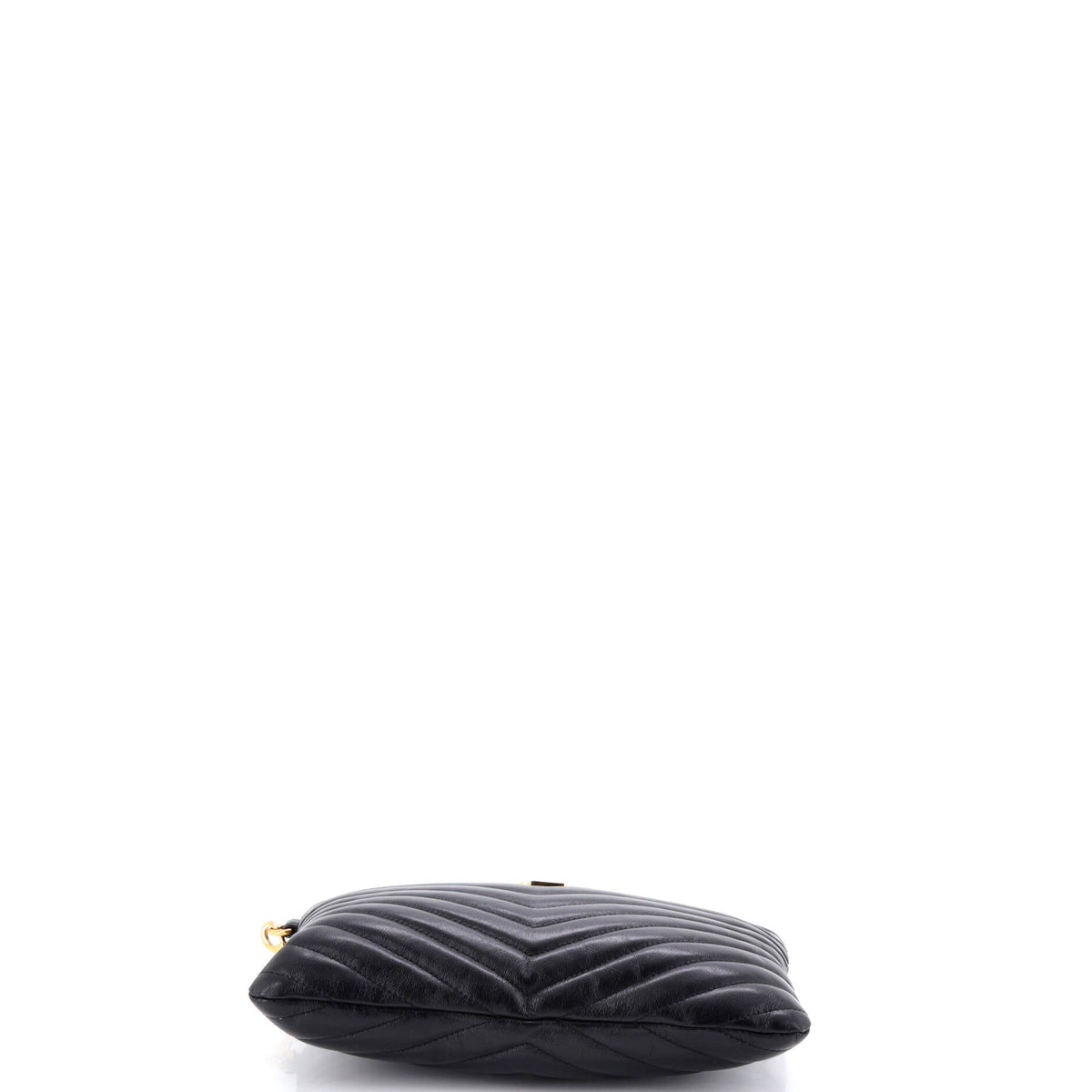 Classic Monogram Wristlet Pouch Matelasse Chevron Leather Small