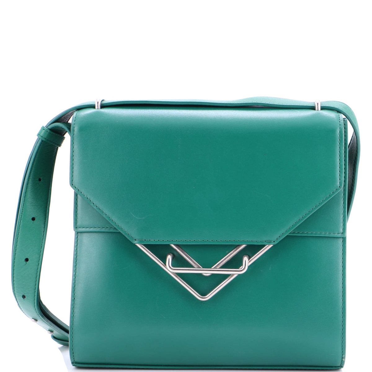 Clip Flap Bag Leather