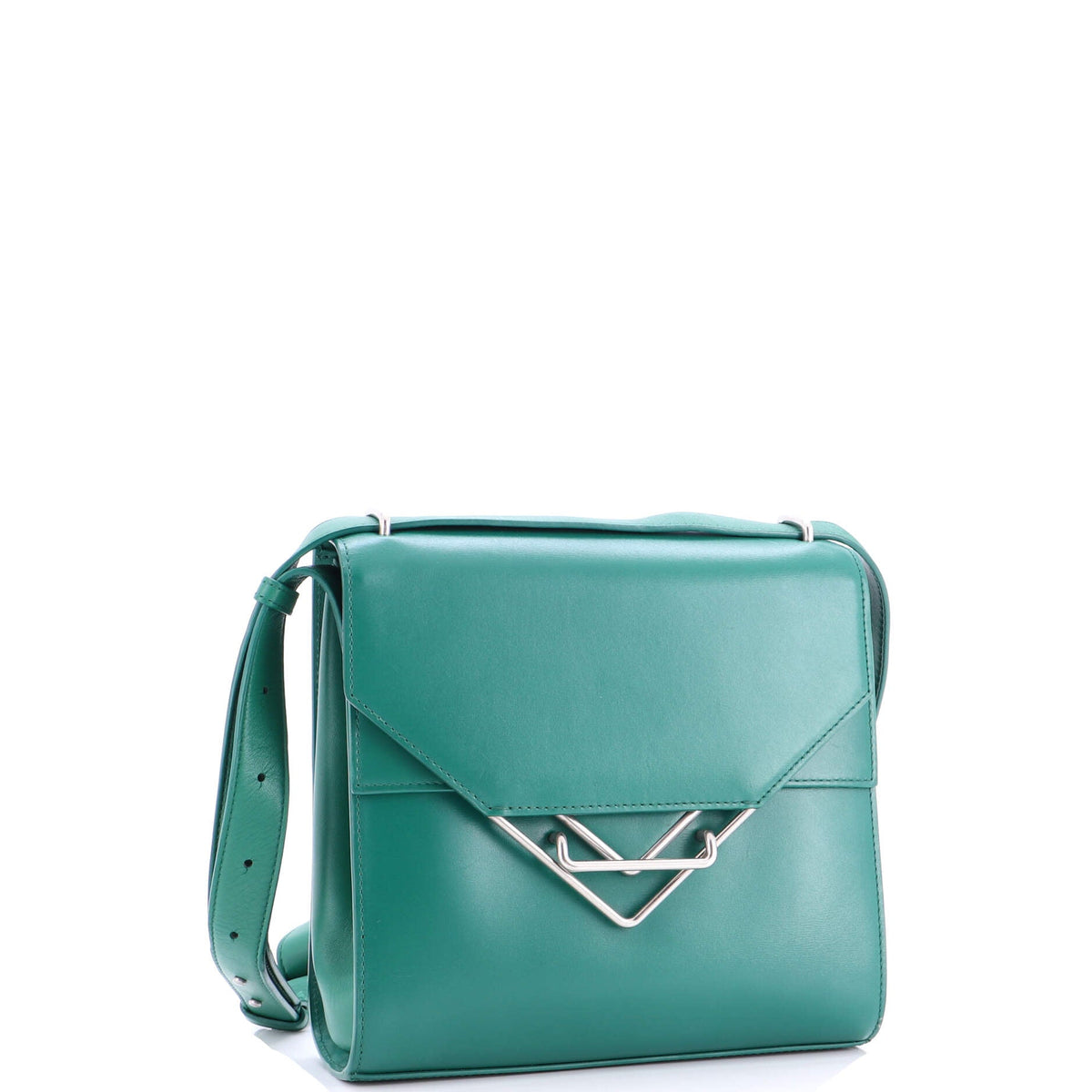 Clip Flap Bag Leather