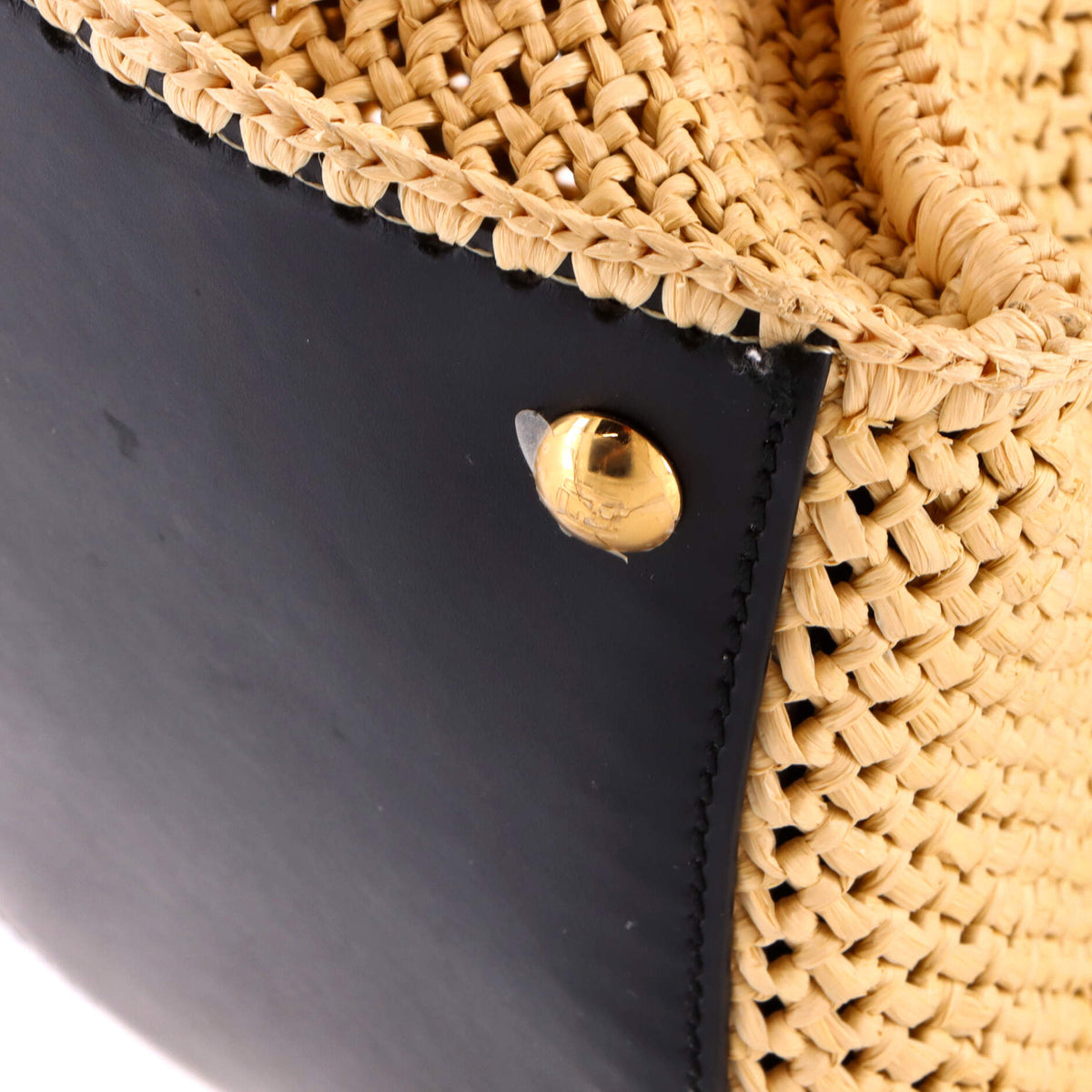 Peekaboo X-Tote Raffia Medium