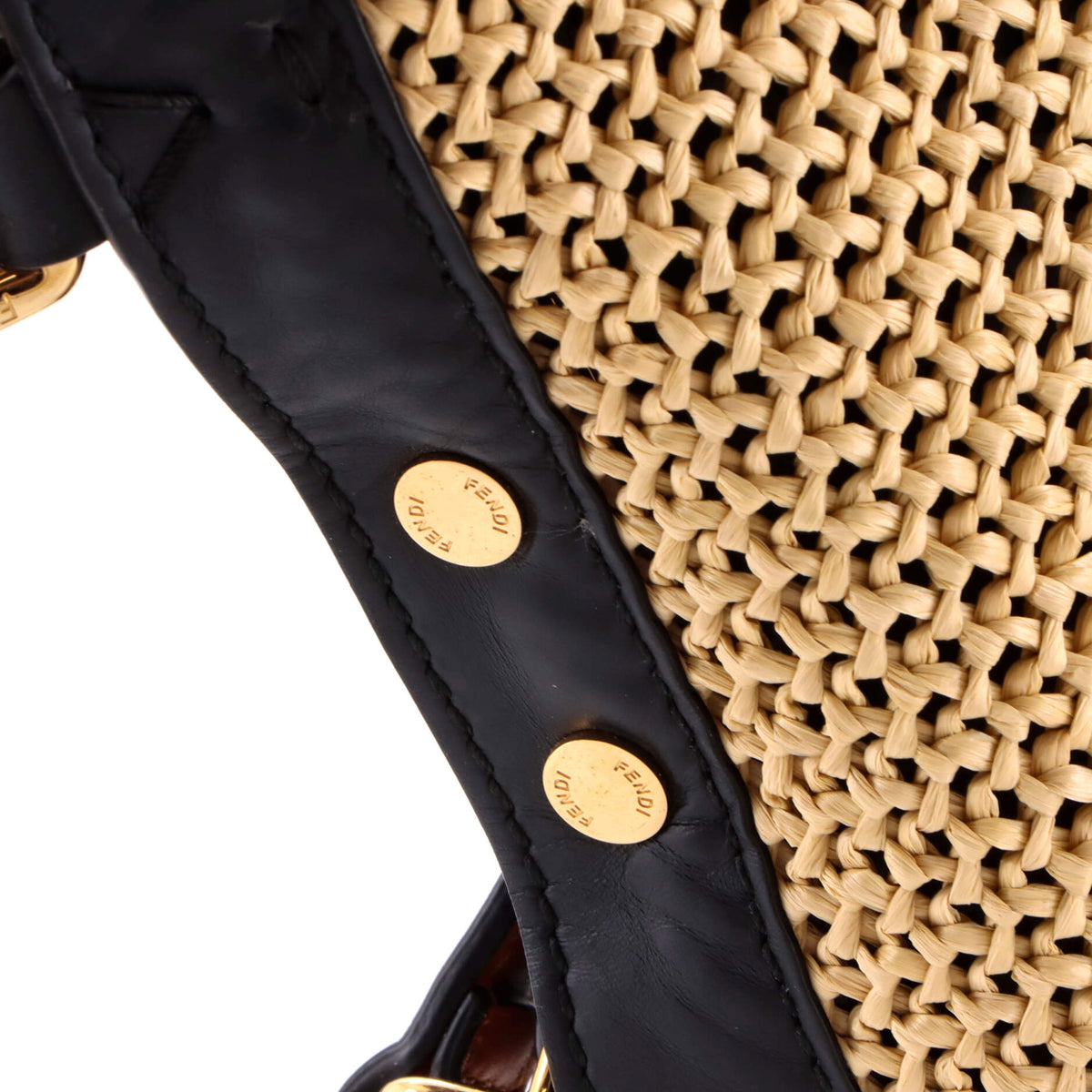 Peekaboo X-Tote Raffia Medium