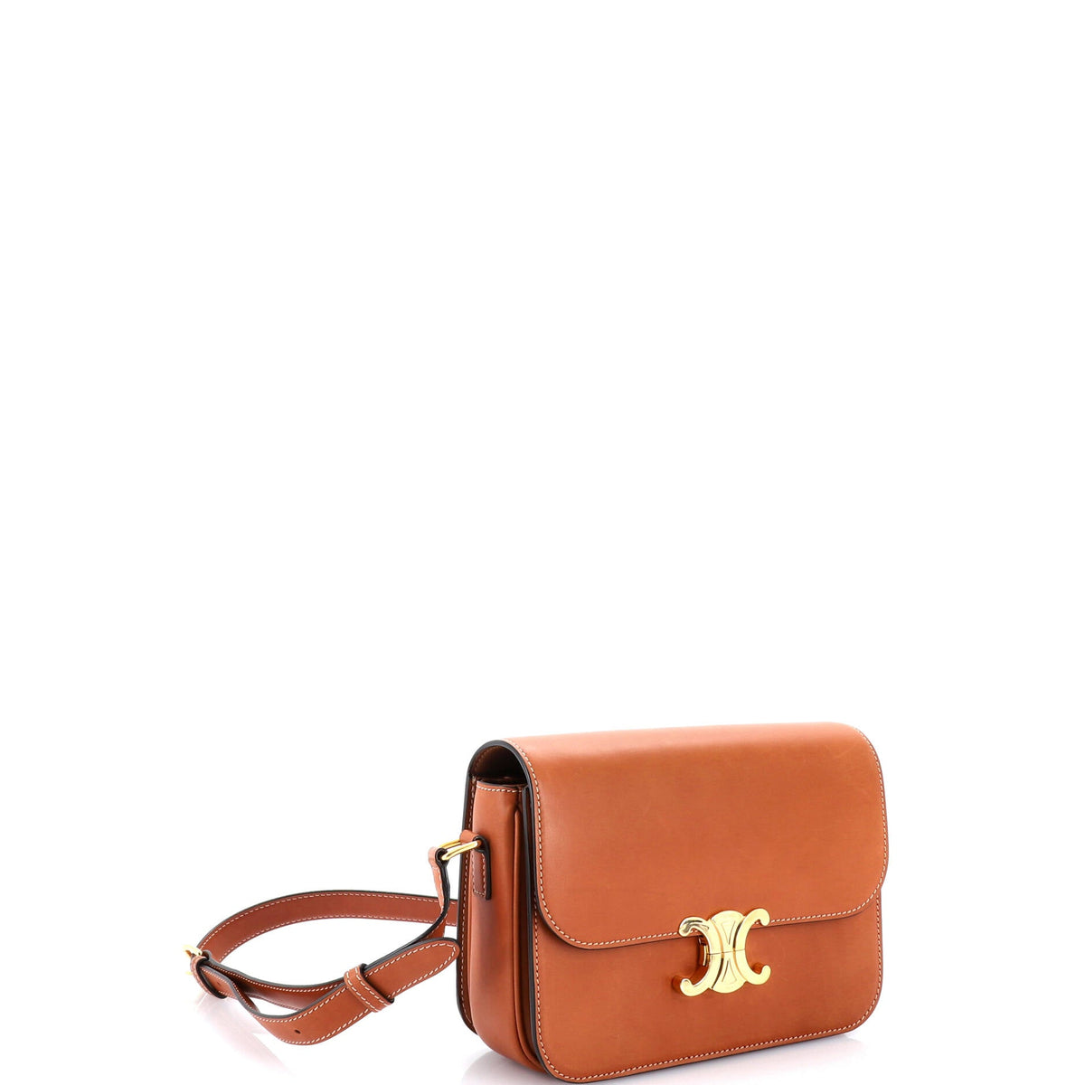Triomphe Shoulder Bag Smooth Calfskin Medium