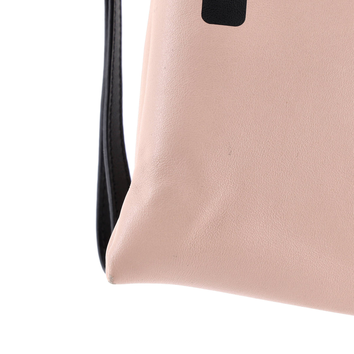 Logo Wristlet Clutch Printed Leather Large