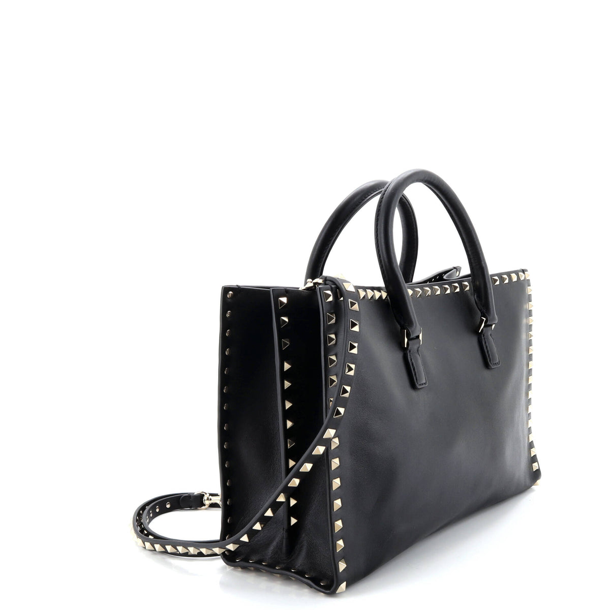 Rockstud Convertible Tote Leather Medium