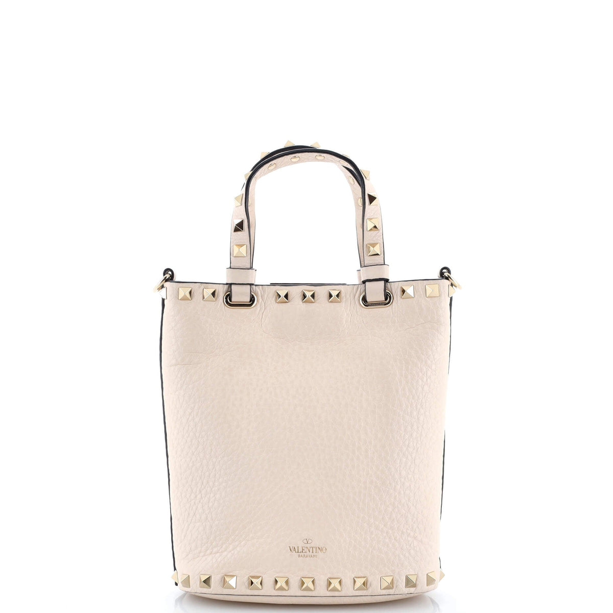 Rockstud Bucket Crossbody Bag Leather Mini
