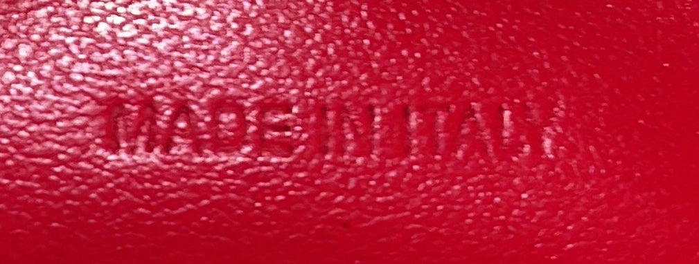 Ruisbuddy Messenger Bag Crocodile Embossed Leather Small