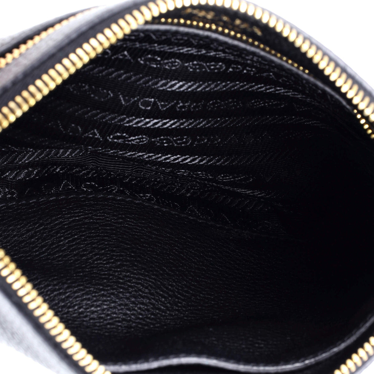 Flat Zip Crossbody Bag Vitello Daino Mini