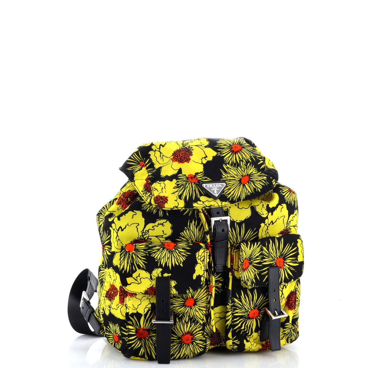 Double Front Pocket Backpack Printed Tessuto Medium