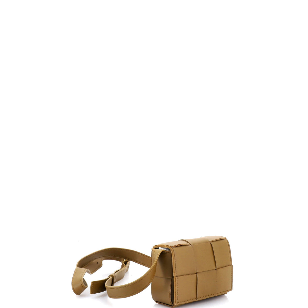 Cassette Crossbody Bag Maxi Intrecciato Leather Candy