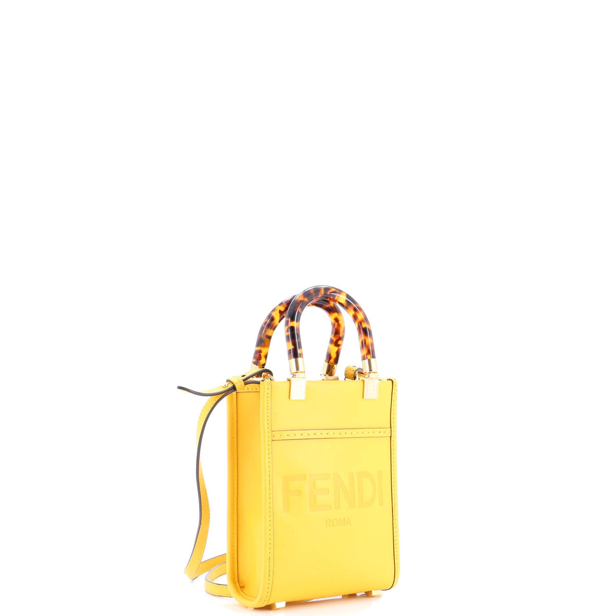 Sunshine Shopper Tote Leather Mini