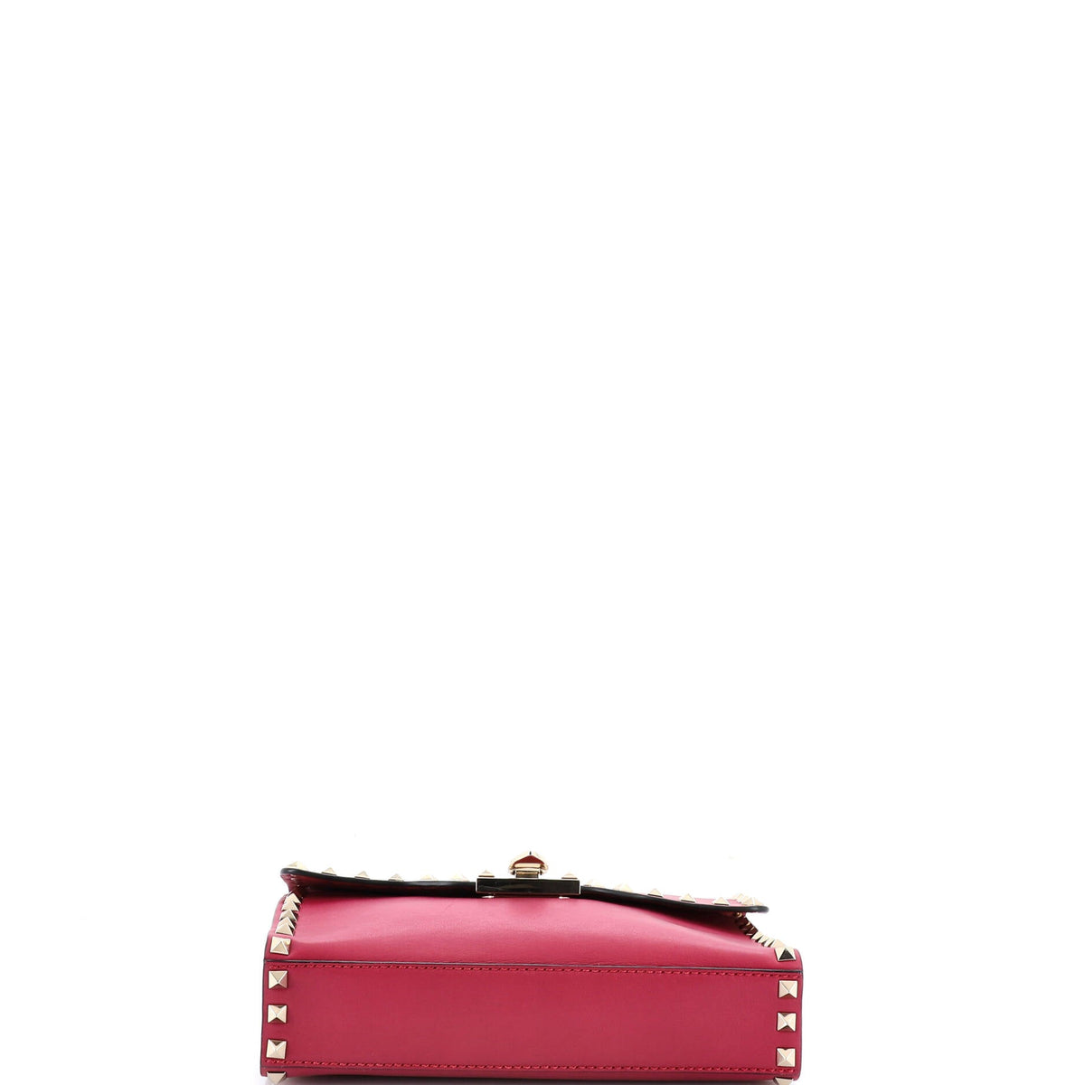 Rockstud Flip Lock Flap Bag Leather Small