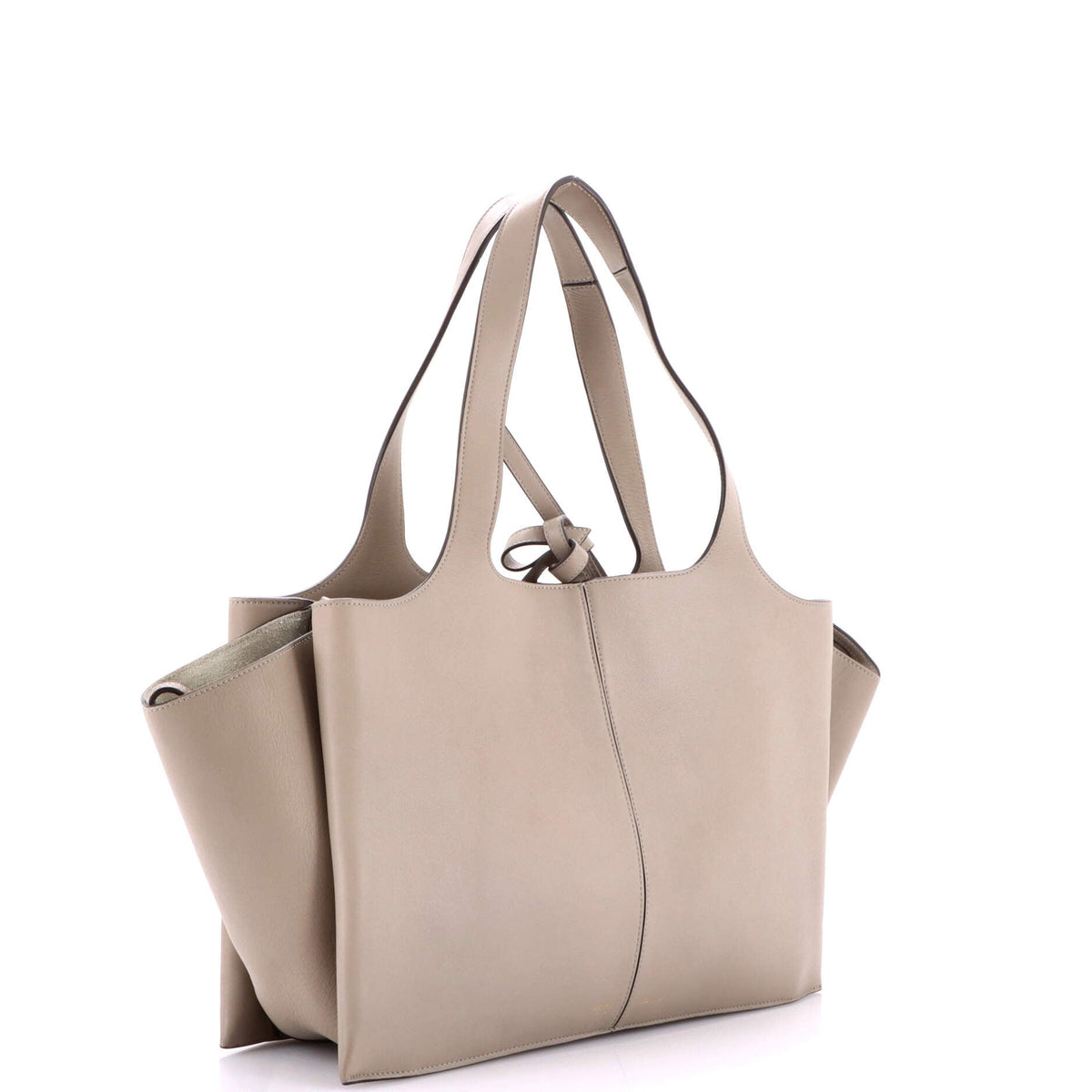 Tri-Fold Shoulder Bag Grained Calfskin Medium