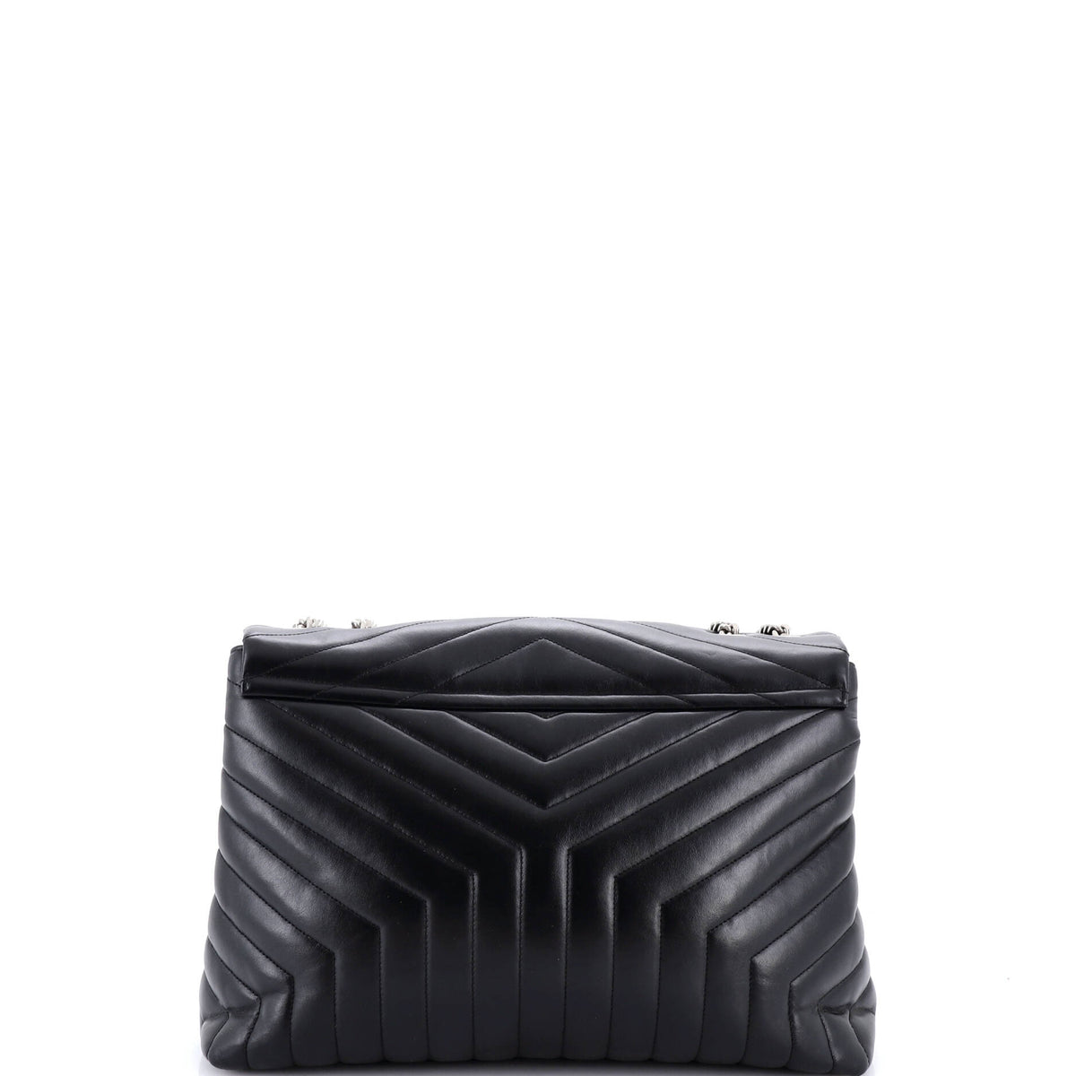 Loulou Shoulder Bag Matelasse Chevron Leather Large