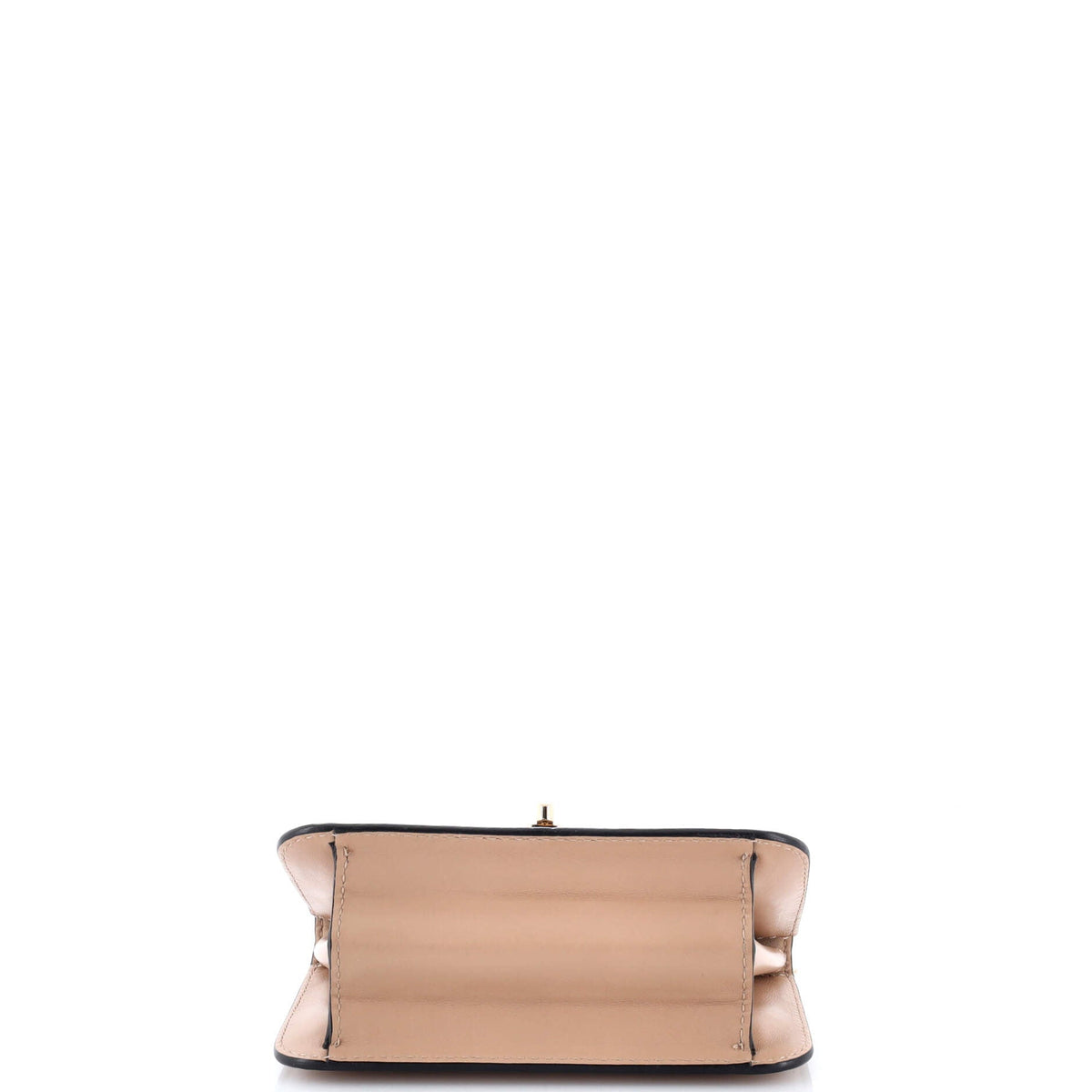Panther Chain Flap Shoulder Bag Leather Small