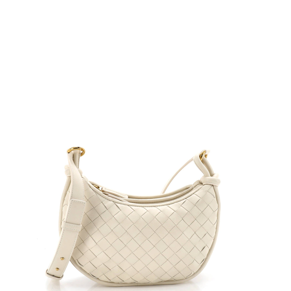 Gemelli Crossbody Bag Intrecciato Leather Small