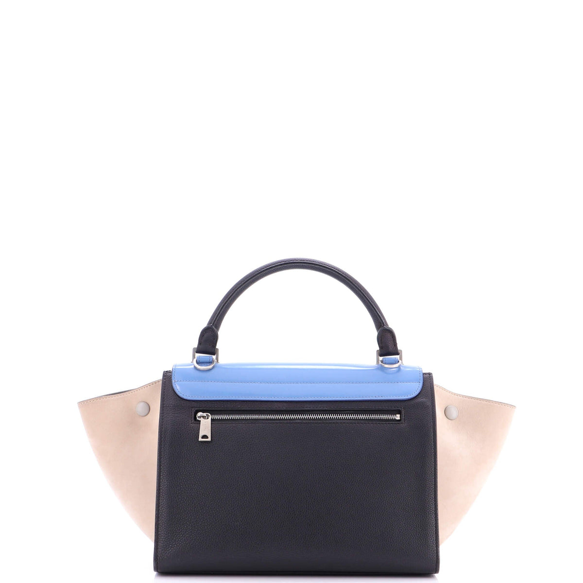 Trapeze Bag Leather with Patent Small