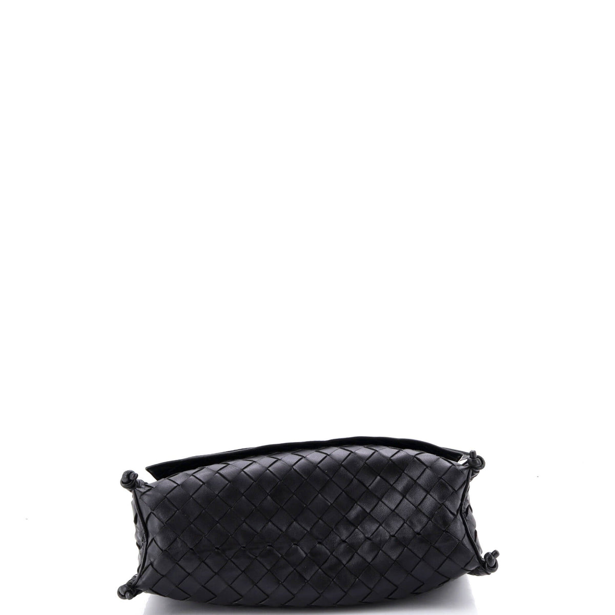 Knot Strap Shoulder Bag Intrecciato Leather Medium