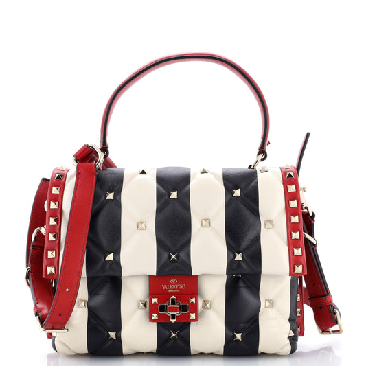 Candystud Top Handle Bag Leather Medium