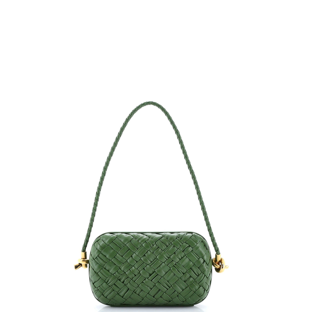 Knot Minaudiere on Strap Intrecciato Leather