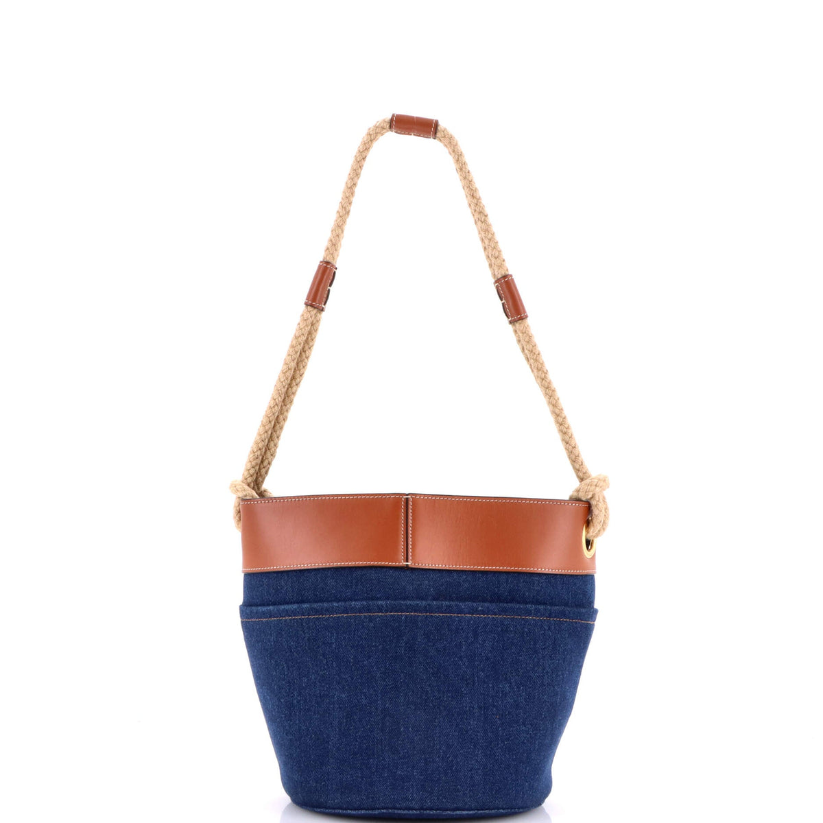 Rope Bucket Bag Denim Small
