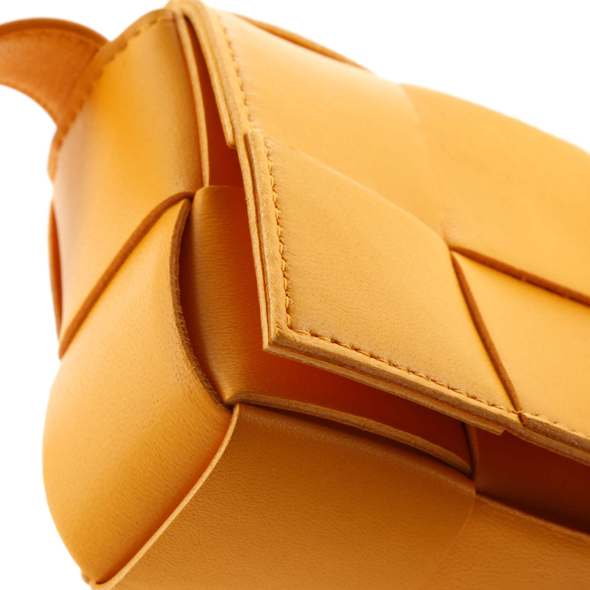 Cassette Crossbody Bag Maxi Intrecciato Leather Candy