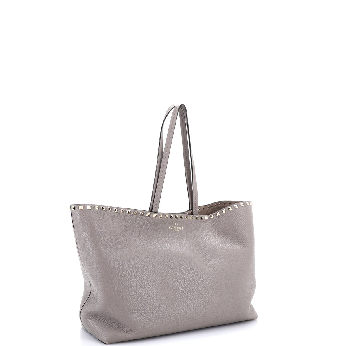 Rockstud Shopper Tote Leather Large