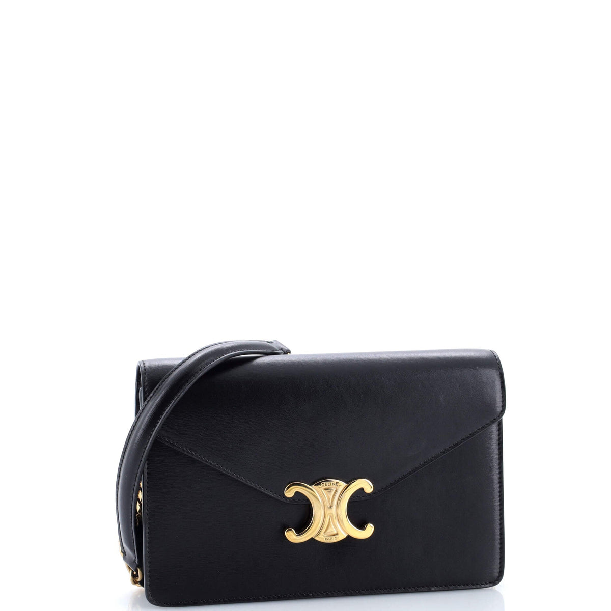 Margo Triomphe Wallet on Chain Leather