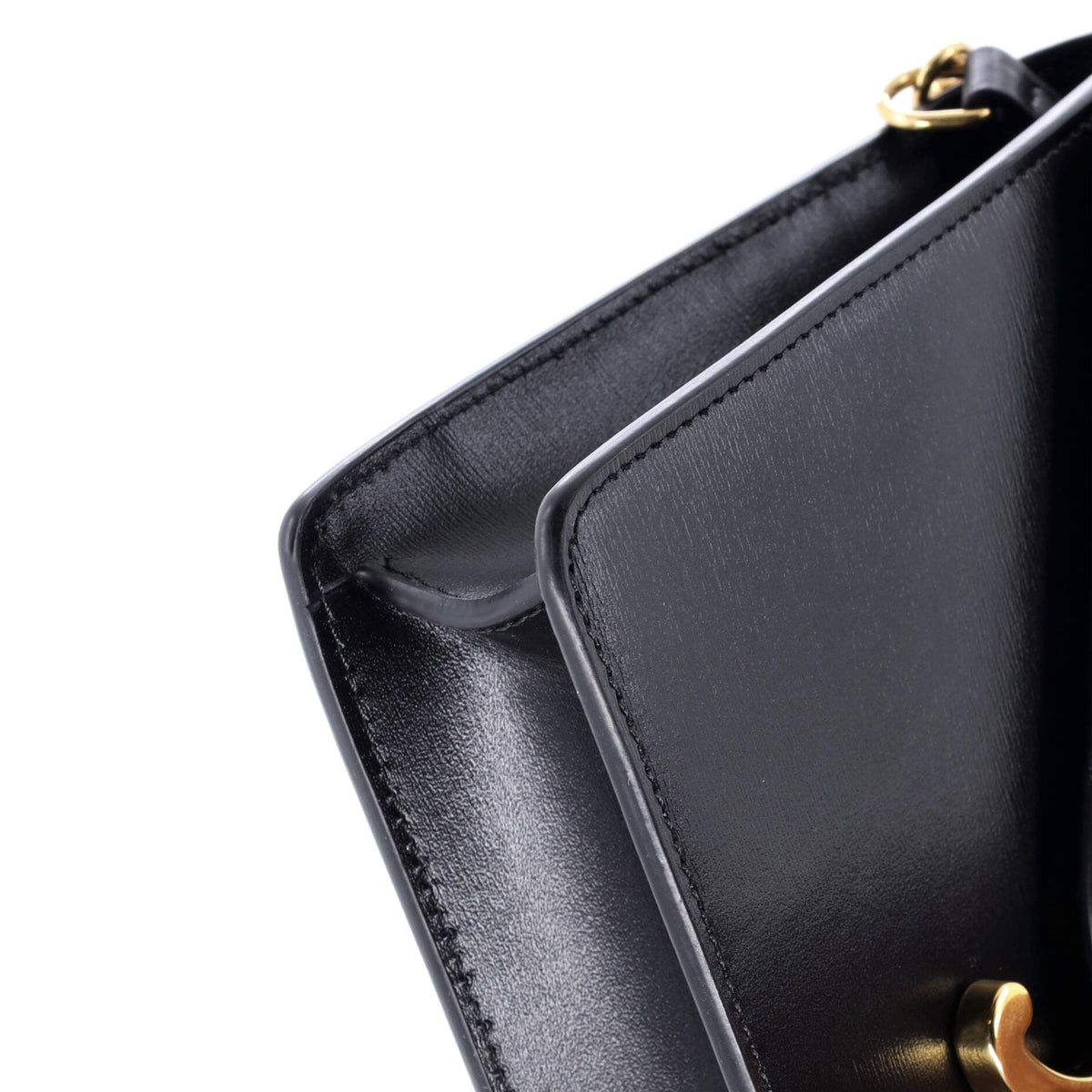 Margo Triomphe Wallet on Chain Leather