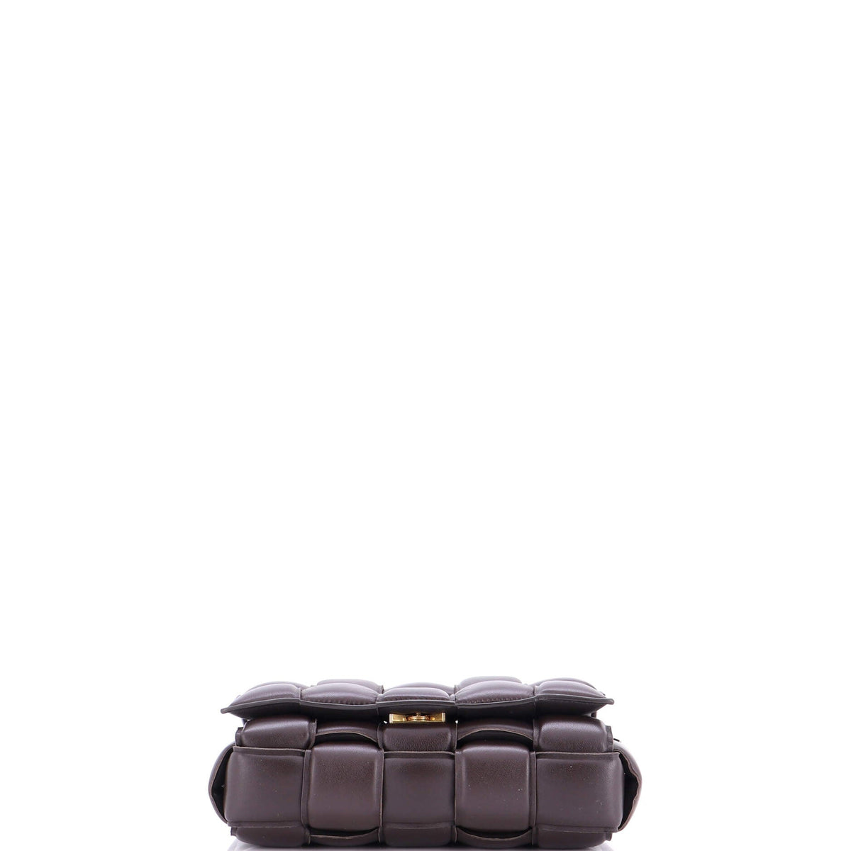 Cassette Chain Crossbody Bag Padded Maxi Intrecciato Leather
