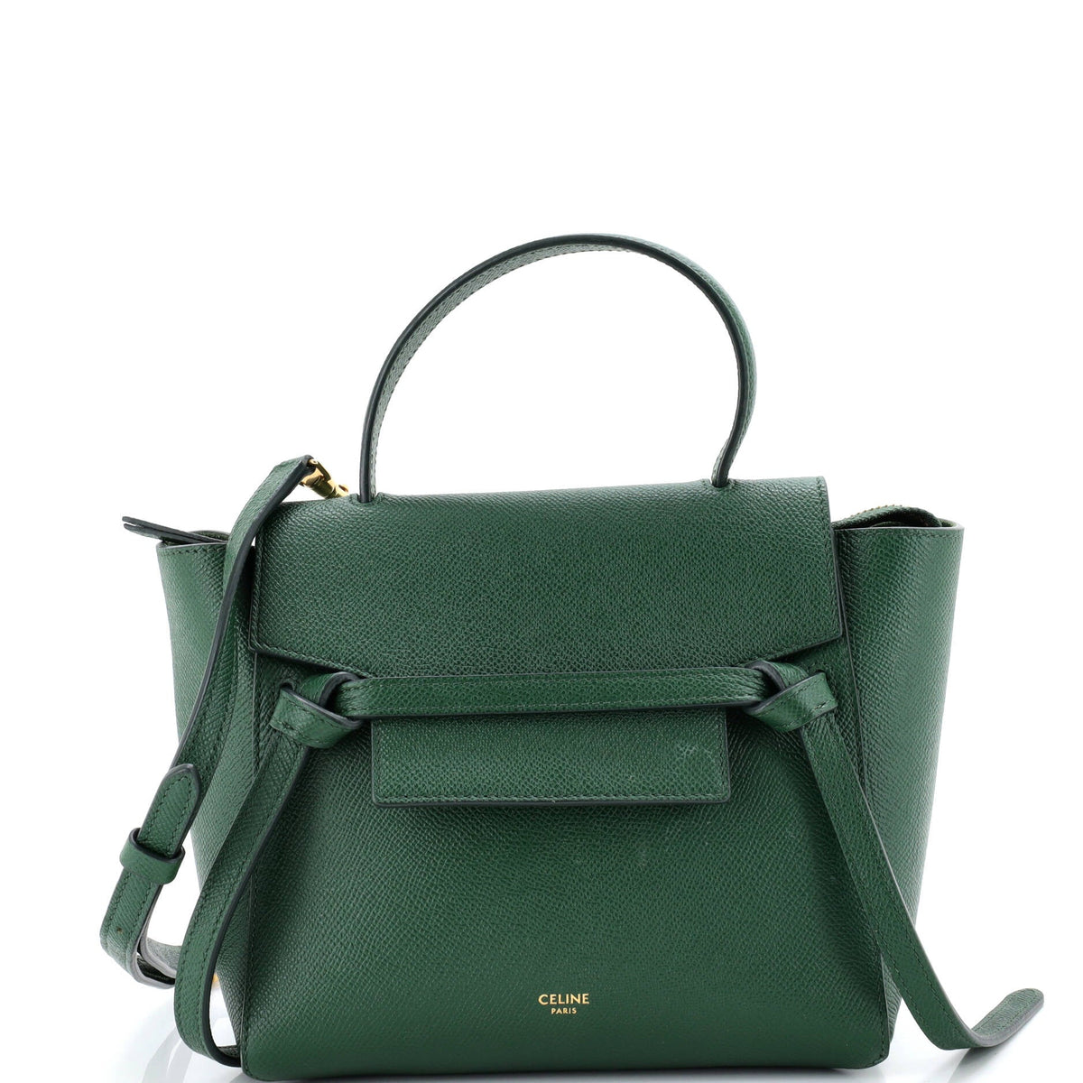 Belt Bag Textured Leather Nano